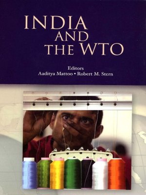 cover image of India and the WTO